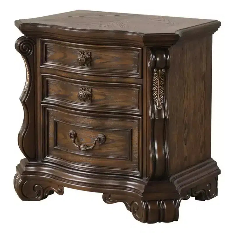 Table de chevet Royal Hampton, 2 tiroirs, USB A-C, 31 pouces