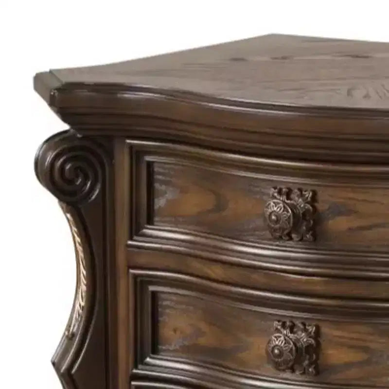 Table de chevet Royal Hampton, 2 tiroirs, USB A-C, 31 pouces