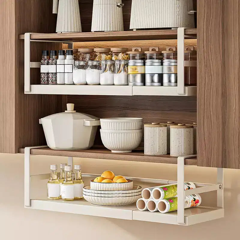 Étagère extensible sous-placard, panier de rangement suspendu sous-étagère