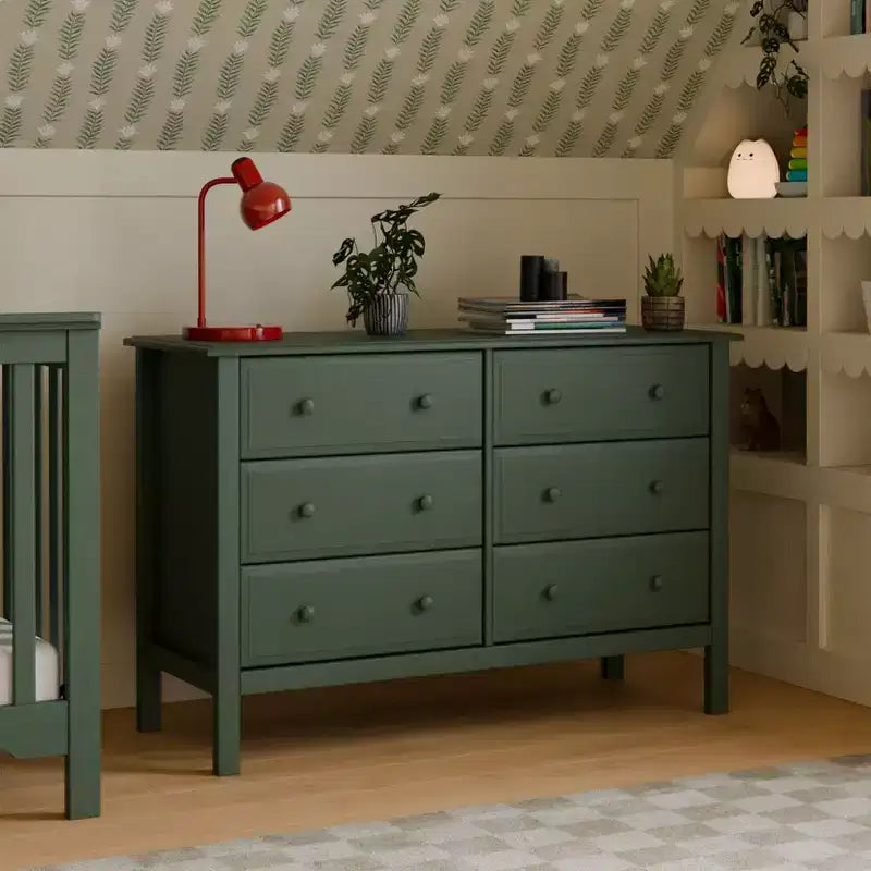 Commode double large à 6 tiroirs daVinci Jayden