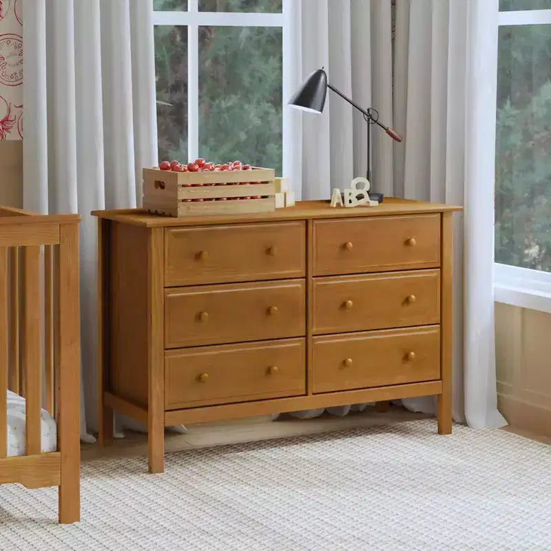 Commode double large à 6 tiroirs daVinci Jayden