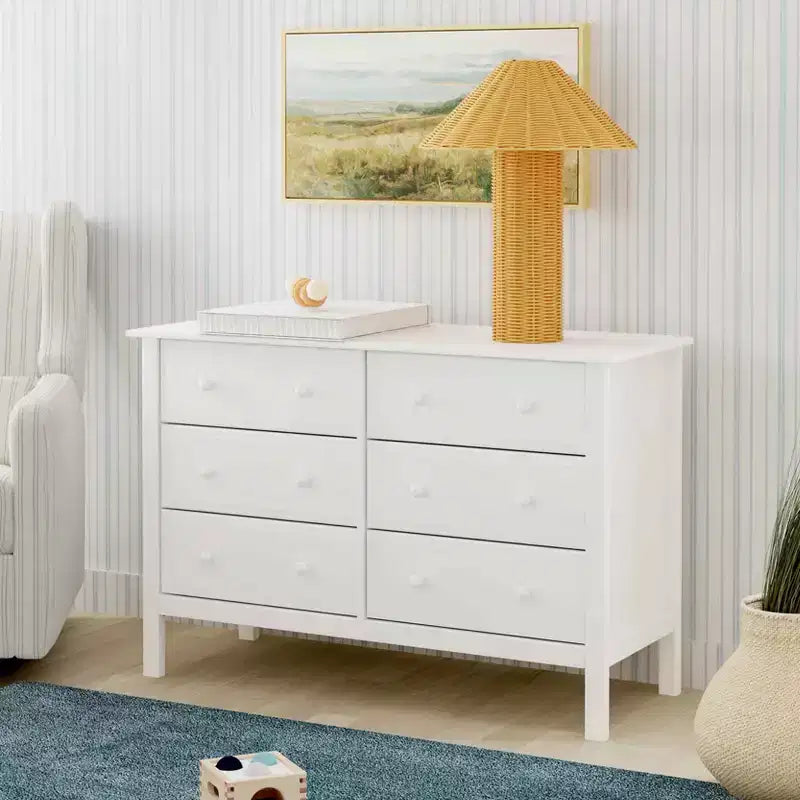 Commode double large à 6 tiroirs daVinci Jayden