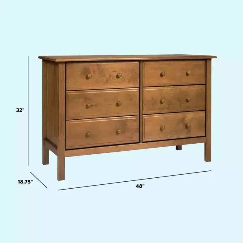 Commode double large à 6 tiroirs daVinci Jayden