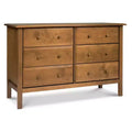 Commode double large à 6 tiroirs daVinci Jayden