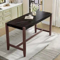 Table à manger moderne de 47,5 pouces avec finition en faux marbre, table de cuisine avec pieds renforcés, table pour cuisine, salon
