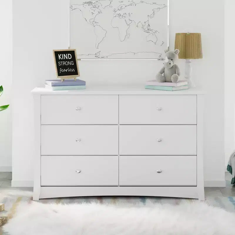 Crescent 6-Drawer Double Dresser