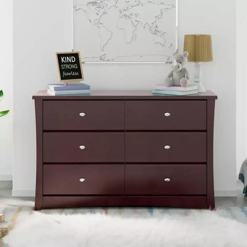 Crescent 6-Drawer Double Dresser
