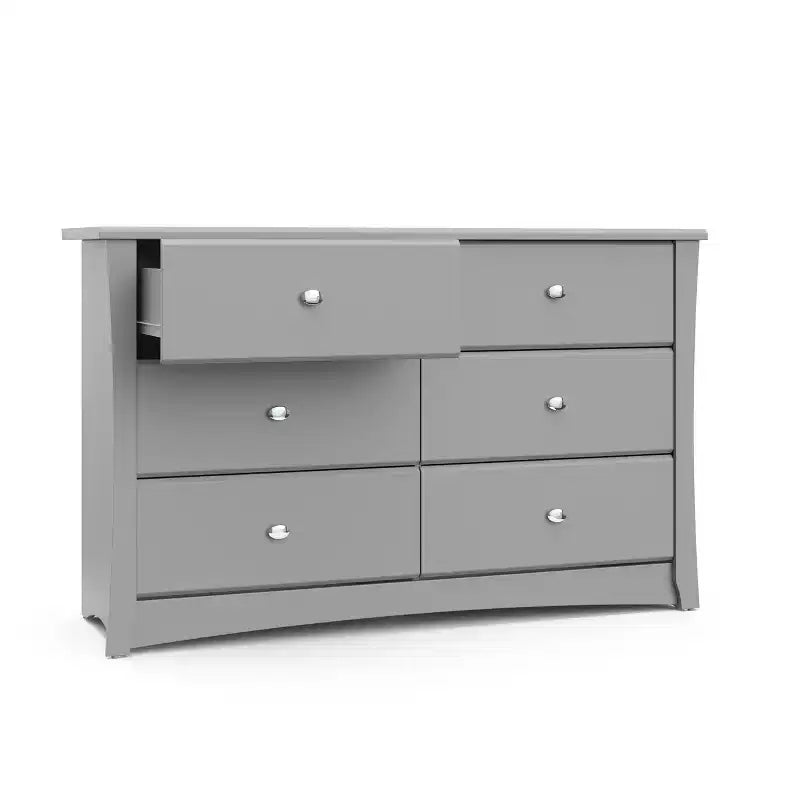 Crescent 6-Drawer Double Dresser