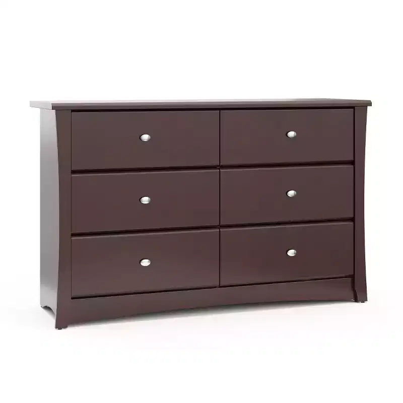 Crescent 6-Drawer Double Dresser