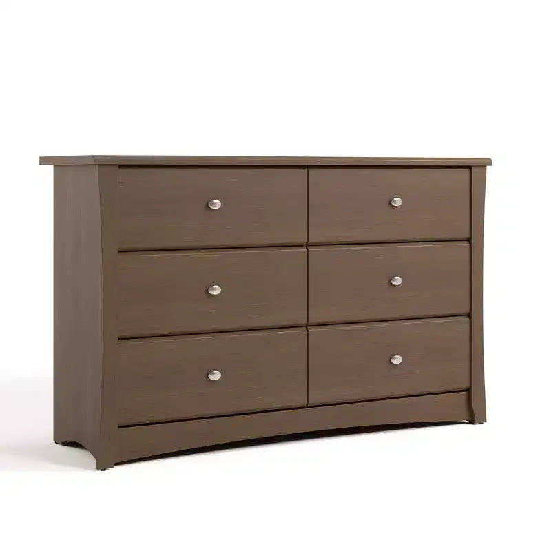 Crescent 6-Drawer Double Dresser