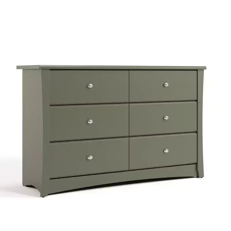 Crescent 6-Drawer Double Dresser
