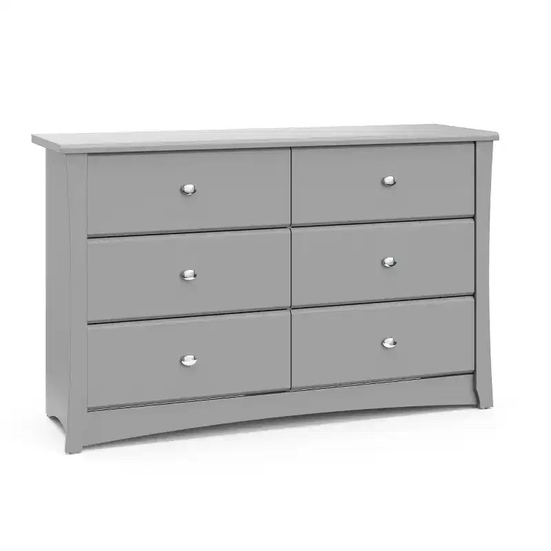 Crescent 6-Drawer Double Dresser