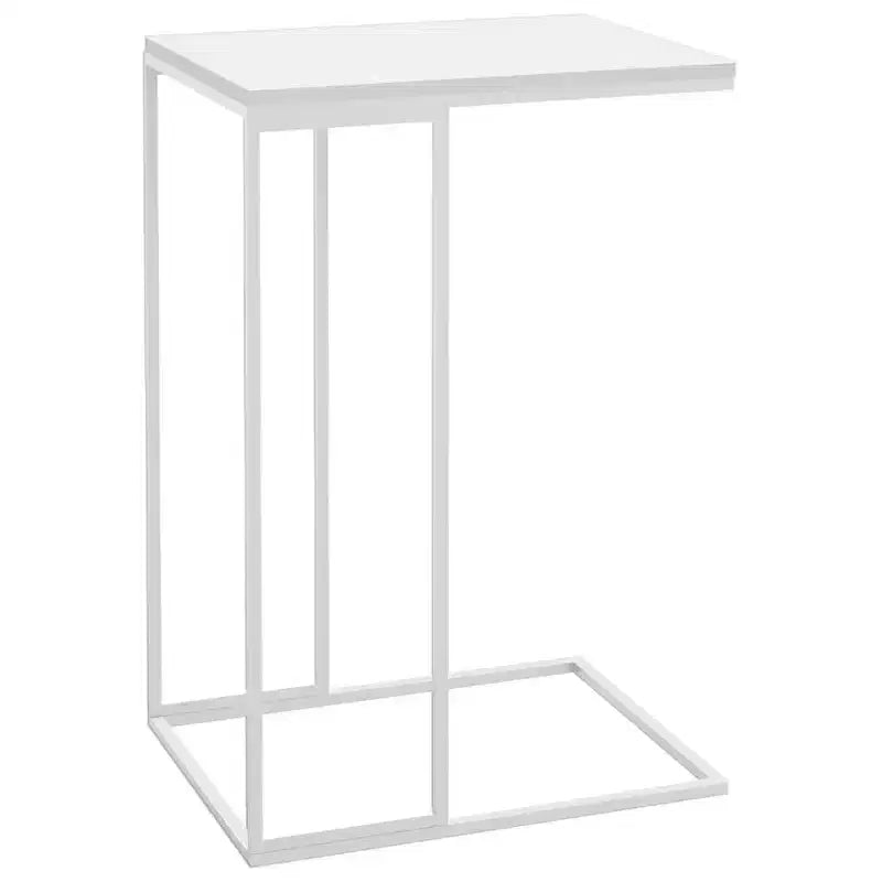 Table d'appoint Bois d'ingénierie, Fer Moyenne Roulable