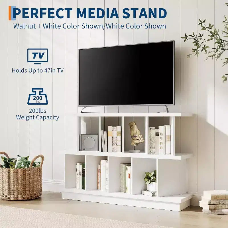 8-Cube Storage Shelf Organizer, Cube Bookshelf with 10 Removable Panels for Living Room, Bedroom & Home Office