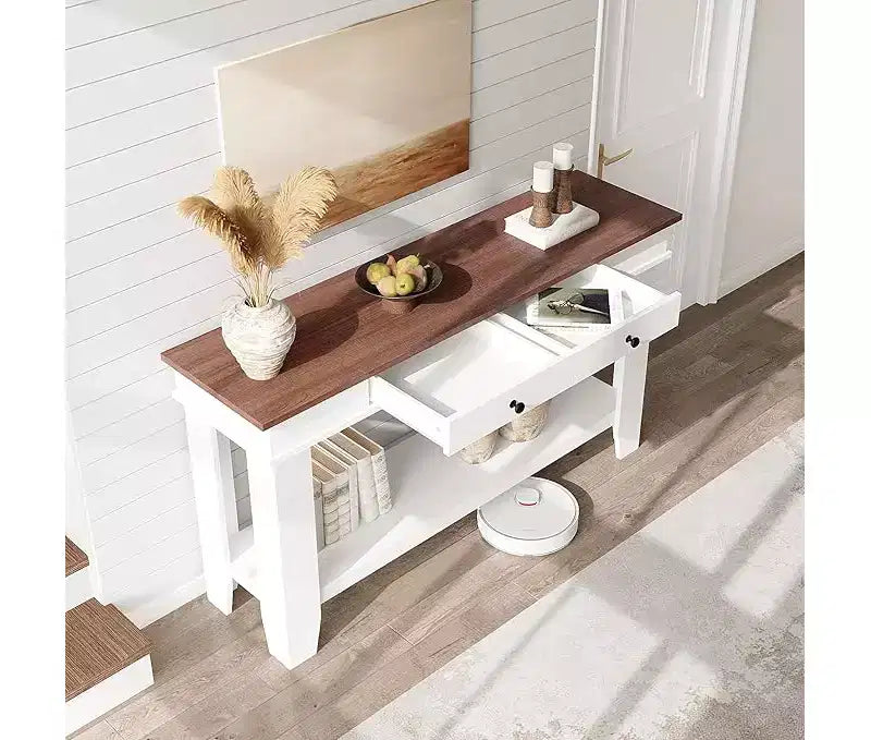 Bibliothèque avec Portes, Étagère à 4 Niveaux avec Armoire pour Salon ou Bureau