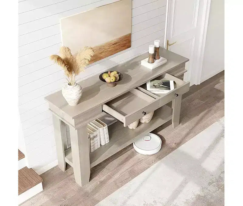 Bibliothèque avec Portes, Étagère à 4 Niveaux avec Armoire pour Salon ou Bureau