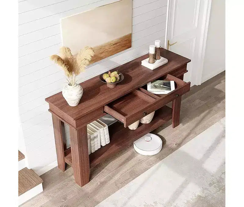 Bibliothèque avec Portes, Étagère à 4 Niveaux avec Armoire pour Salon ou Bureau