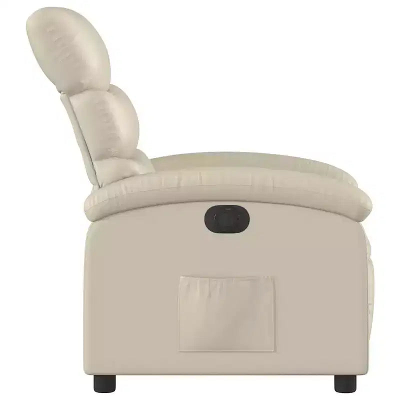 Recliner Chair Adjustable Reclining Armchair, Home Theater, Faux Leather
