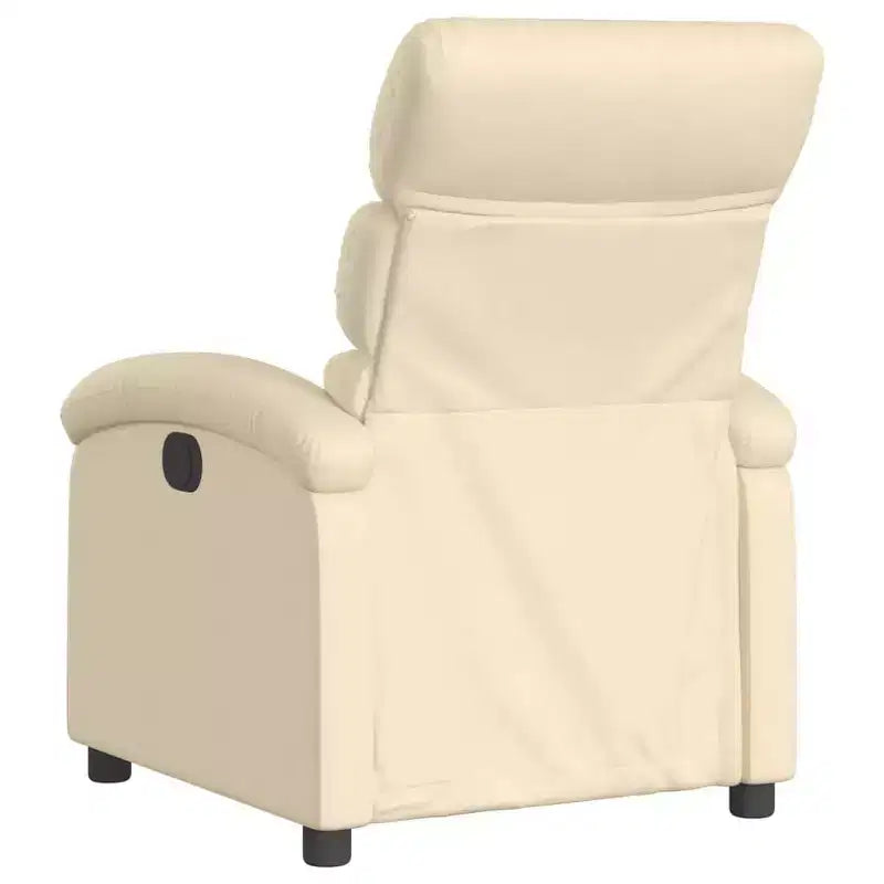 Recliner Chair Adjustable Reclining Armchair, Home Theater, Faux Leather