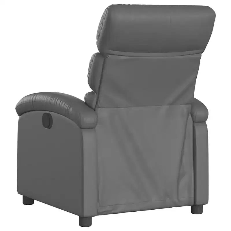 Recliner Chair Adjustable Reclining Armchair, Home Theater, Faux Leather