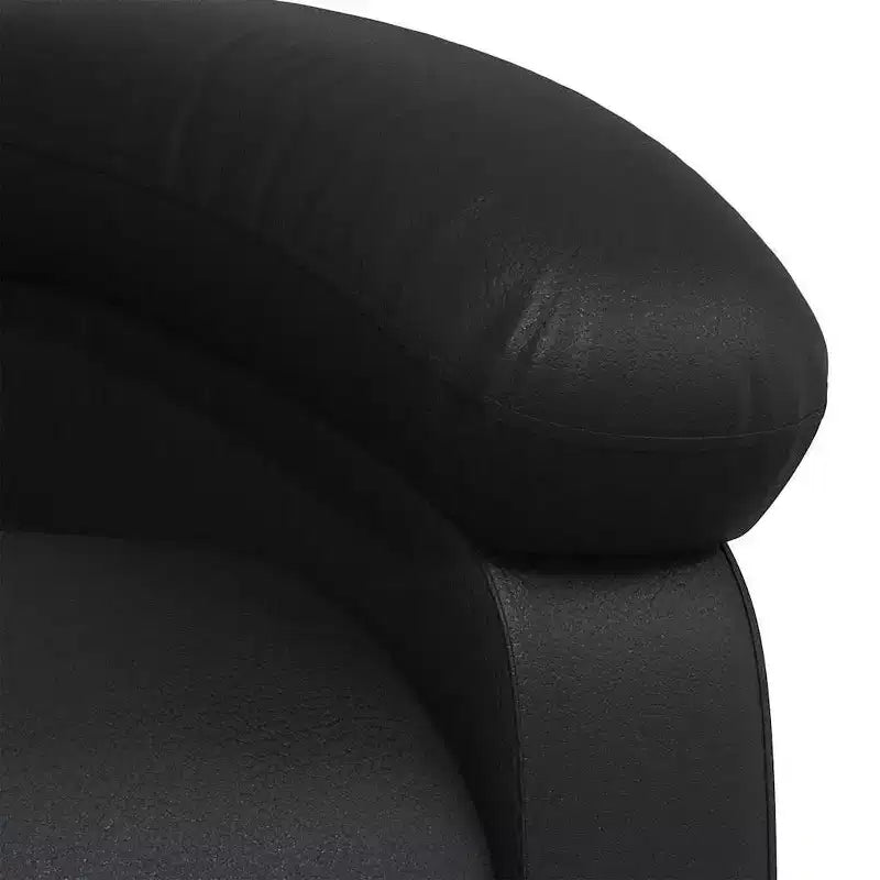 Recliner Chair Adjustable Reclining Armchair, Home Theater, Faux Leather