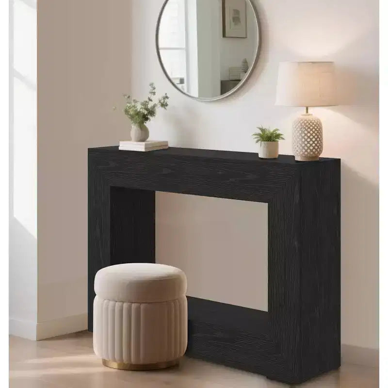 Console de 120 cm pour entrée, table d'appoint en bois pour hall d'entrée, décoration rustique de ferme