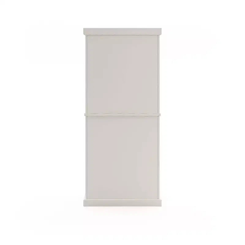 Nantucket Pantry Off White - Nautical Coastal Kitchen Cabinet, Hardwood Frame, Adjustable Shelves, 72" Height