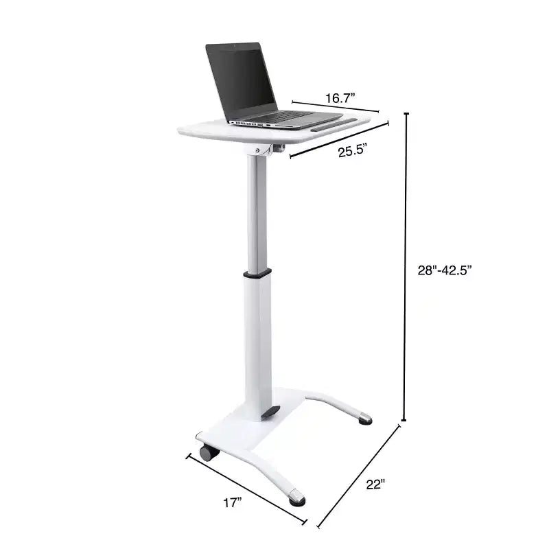 Support pour ordinateur portable inclinable à hauteur réglable pneumatique Stand Up Desk Store - Pupitre de conférenciers