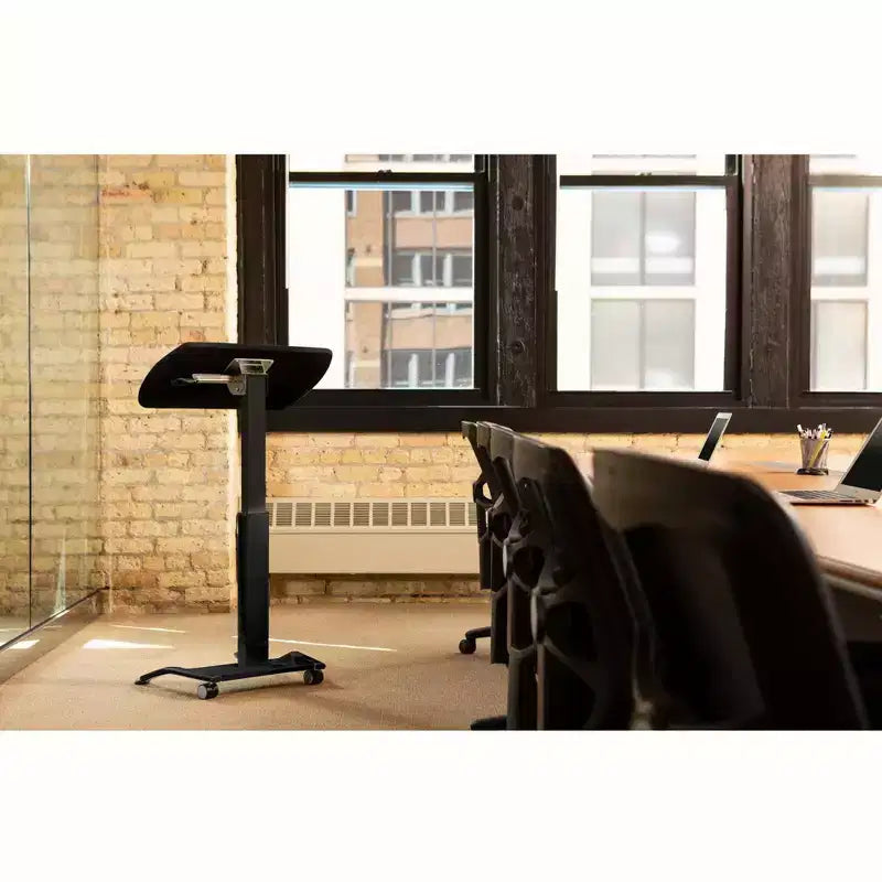 Support pour ordinateur portable inclinable à hauteur réglable pneumatique Stand Up Desk Store - Pupitre de conférenciers