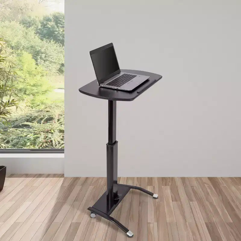 Support pour ordinateur portable inclinable à hauteur réglable pneumatique Stand Up Desk Store - Pupitre de conférenciers