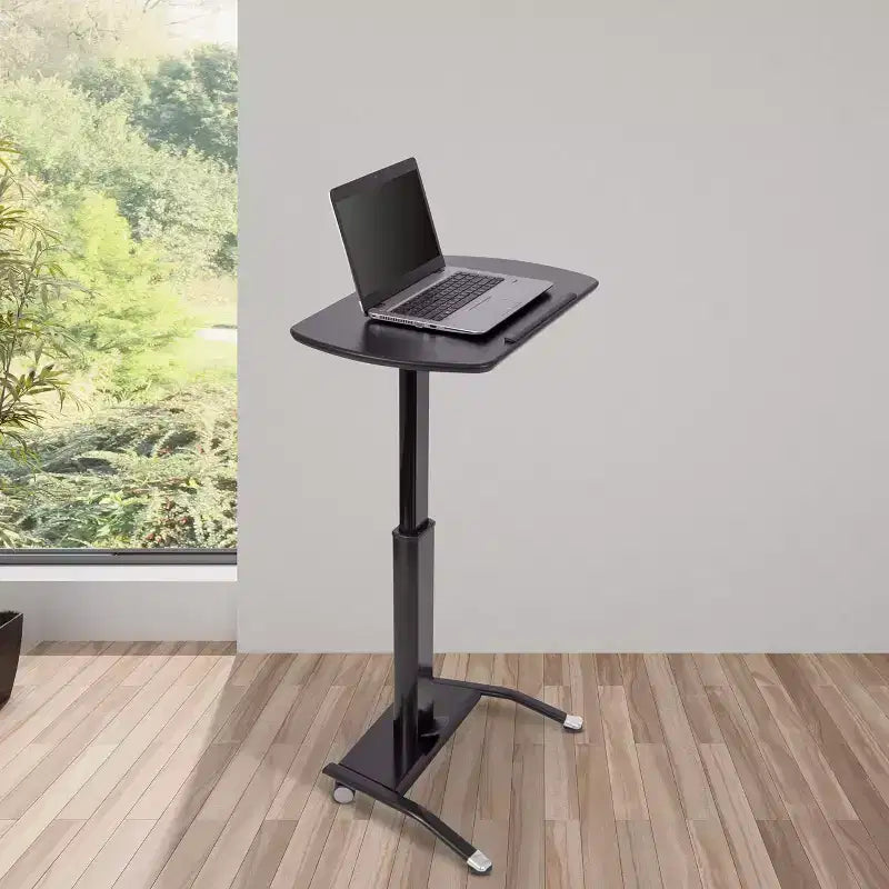 Support pour ordinateur portable inclinable à hauteur réglable pneumatique Stand Up Desk Store - Pupitre de conférenciers