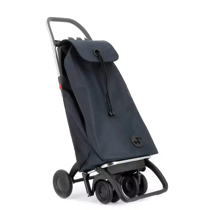 Chariot de courses pliable à 4 roues, dont 2 pivotantes