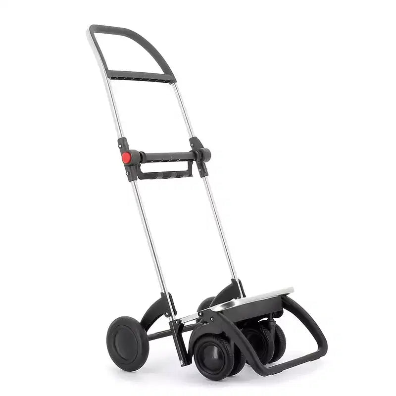 Chariot de courses pliable à 4 roues, dont 2 pivotantes