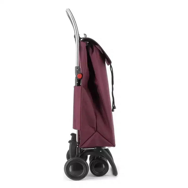 Chariot de courses pliable à 4 roues, dont 2 pivotantes