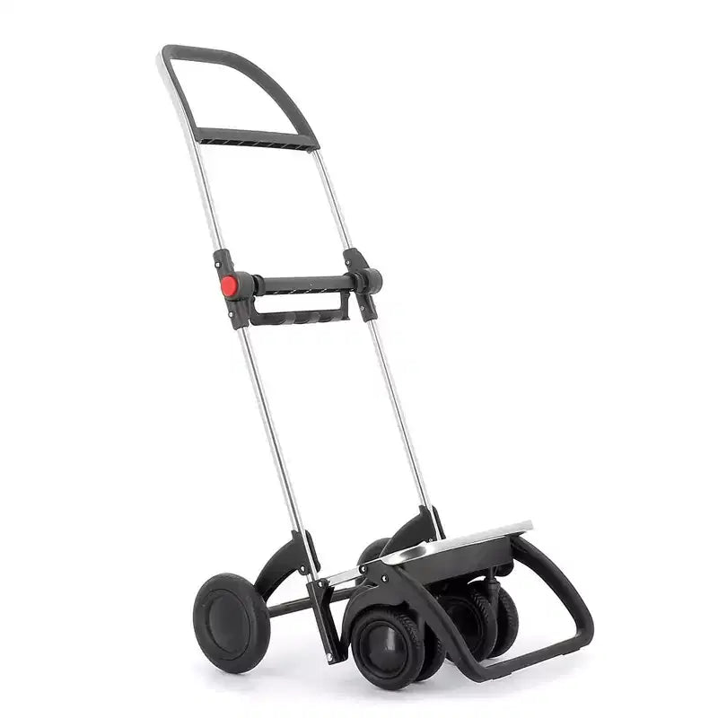 Chariot de courses pliable à 4 roues, dont 2 pivotantes