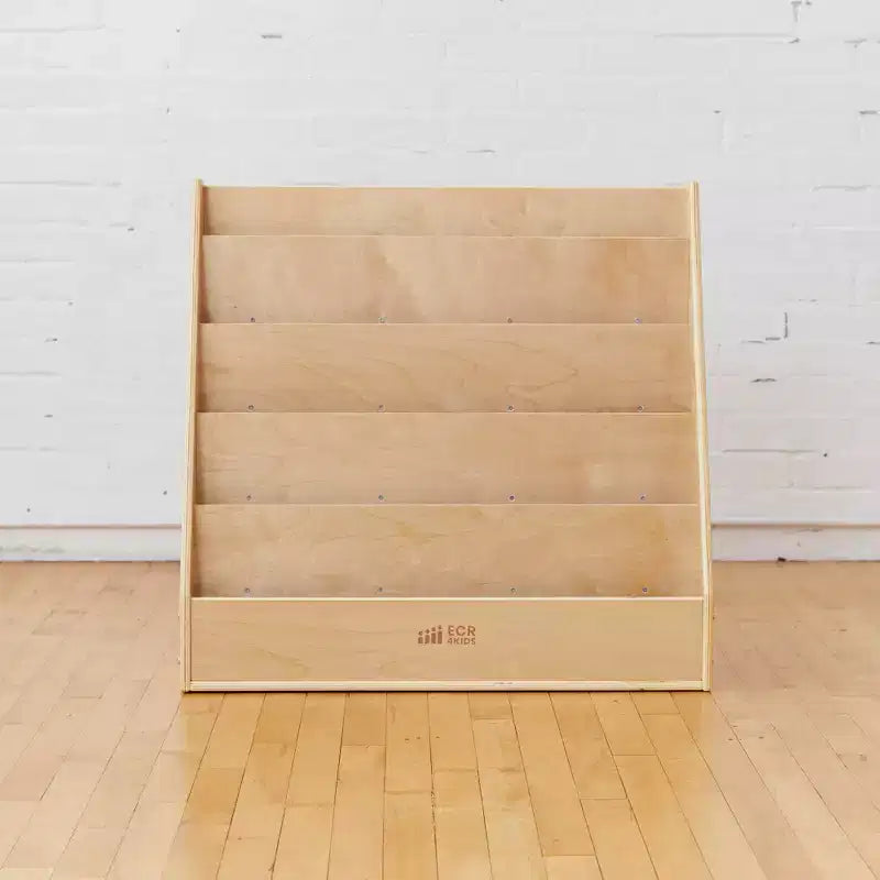 Présentoir à livres simple face Streamline avec rangement, étagère pour salle de classe